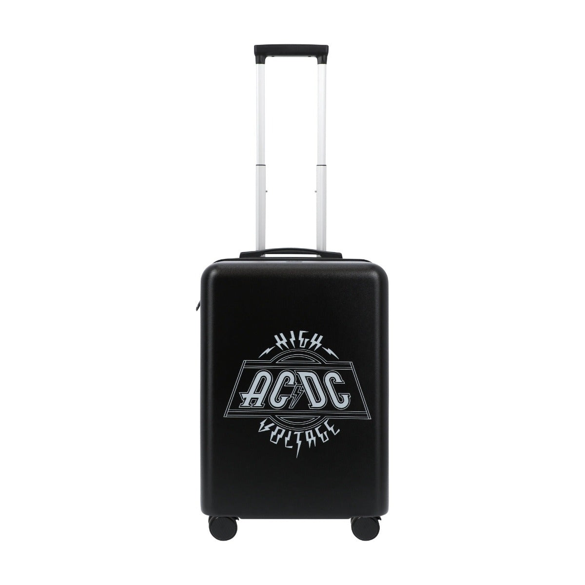 Ful AC/DC 22.5" Spinner Suitcase Black Carry-On Luggage - Stiles Supply Co.