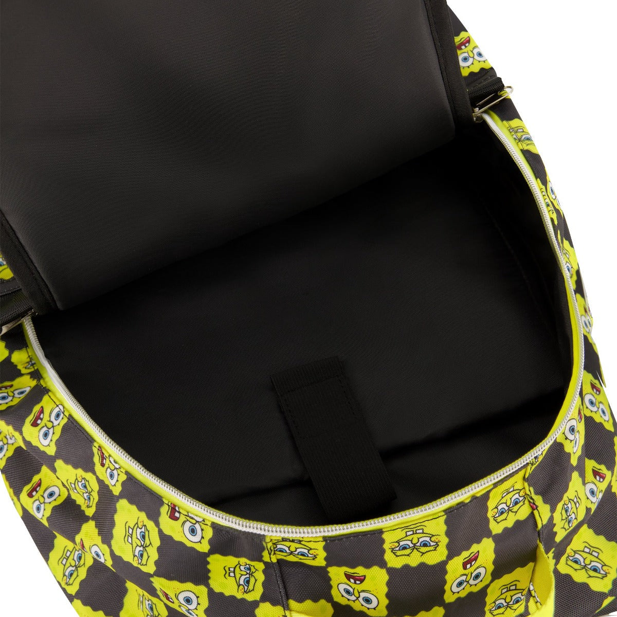 SpongeBob SquarePants Yellow Check Big Face Backpack - Stiles Supply Co.
