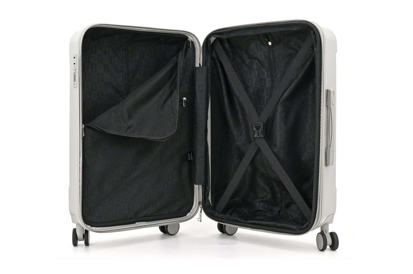 ISAAC MIZRAHI LUNA 3-Piece Luggage Set – Lightweight Expandable ABS Hard Shell Suitcases with Spinner Wheels (28”/24”/20”) – Designer Travel Set