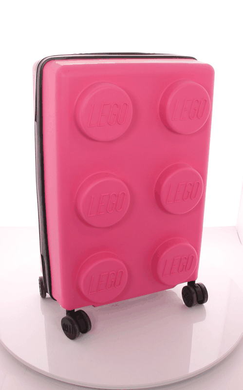 LEGO® Signature Brick Hot Pink Expandable 22" Carry-on Luggage - Stiles Supply Co.