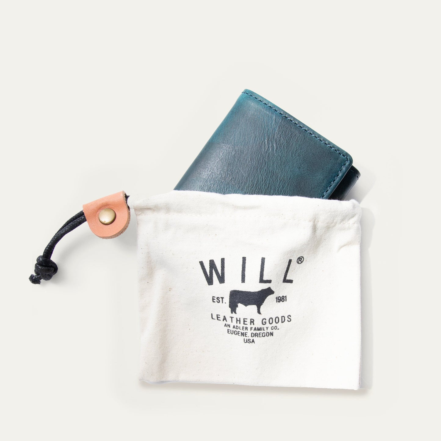 Will Leather Goods Military Trifold Wallet
