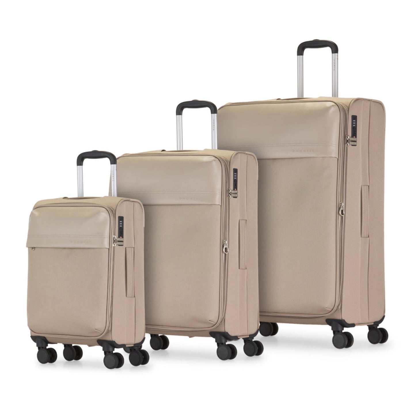 Bugatti Siena 3 Piece Soft Side Luggage Set - Stiles Supply Co.