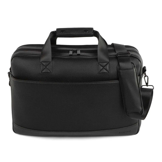 Bugatti Central Briefcase | Professional Vegan Leather Work bag - Stiles Supply Co.