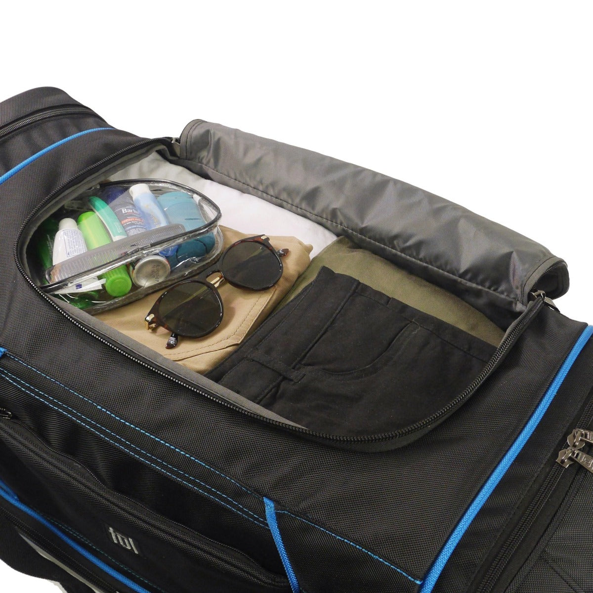 Workhorse 30" Split Level Black FŪL Rolling Duffle Bag - Stiles Supply Co.