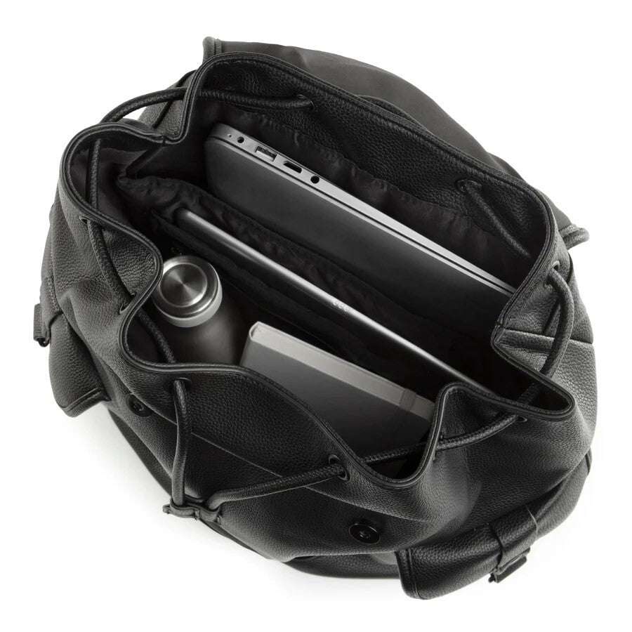 Bugatti Henry Vegan Leather Backpack with Flap - Stiles Supply Co.