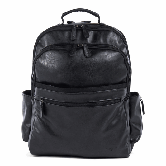 Bugatti Valentino Vegan Leather Backpack with RFID Protection - Stiles Supply Co.