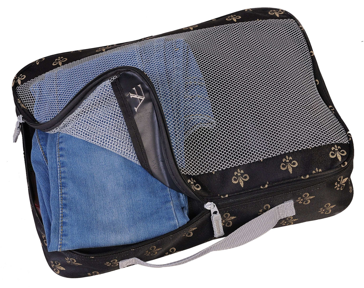 American Flyer Fleur De Lis Packing Cubes - 3-Piece Set