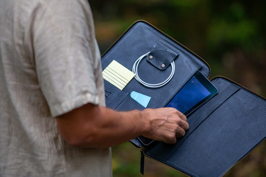 Romfre Kahala Leather Portfolio - Stiles Supply Co.