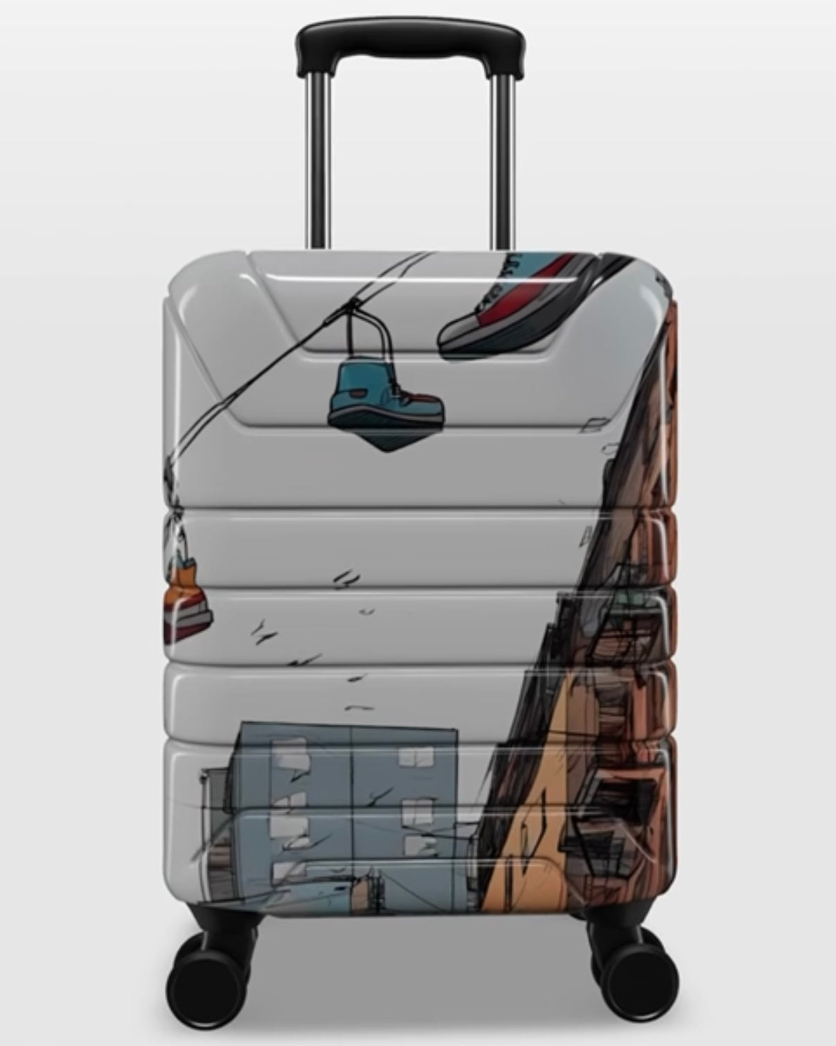 Stiles Supply Co. X Bugatti Old Kicks Carry-On Luggage