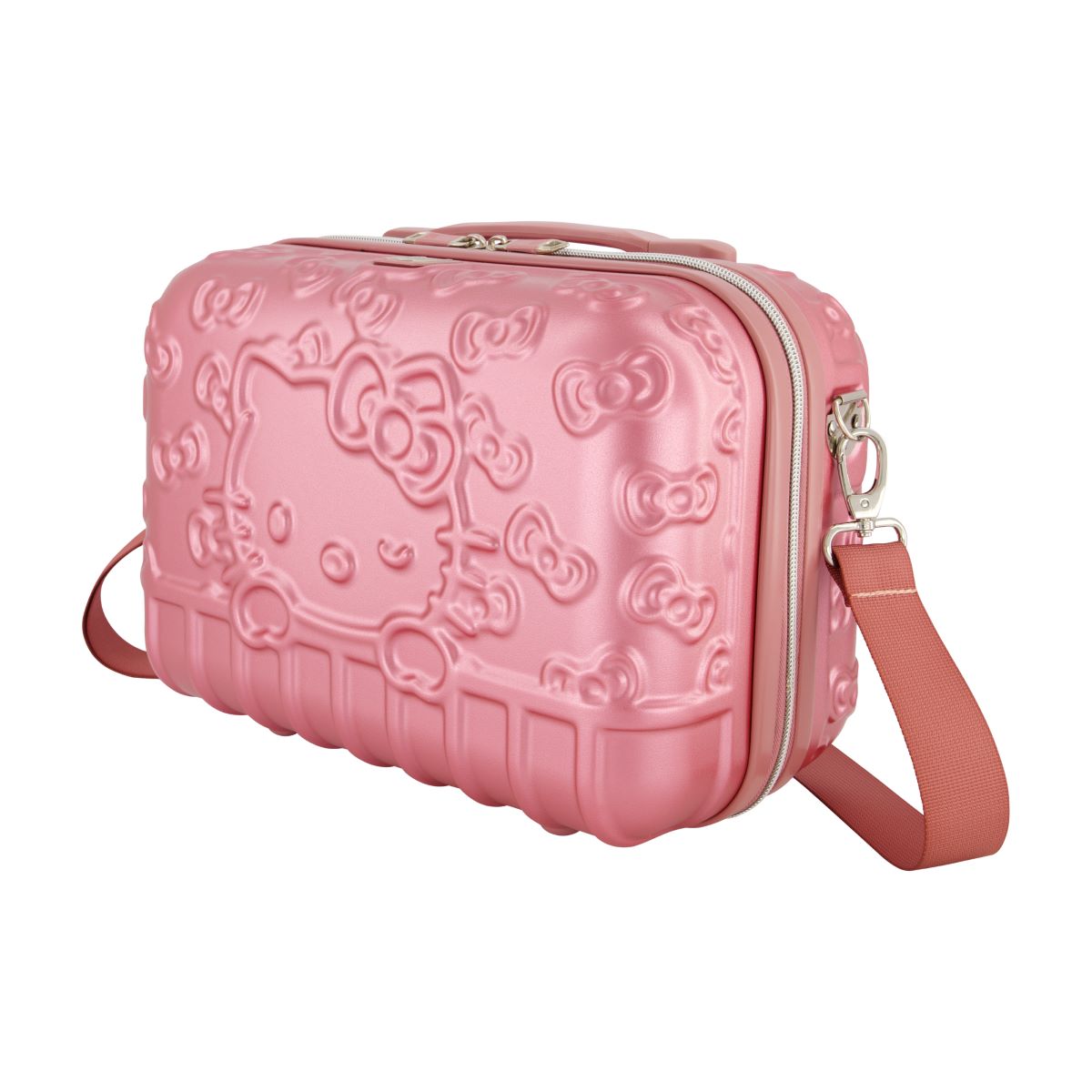 Hello Kitty Pink Molded Carry-on Train Case - Stiles Supply Co.