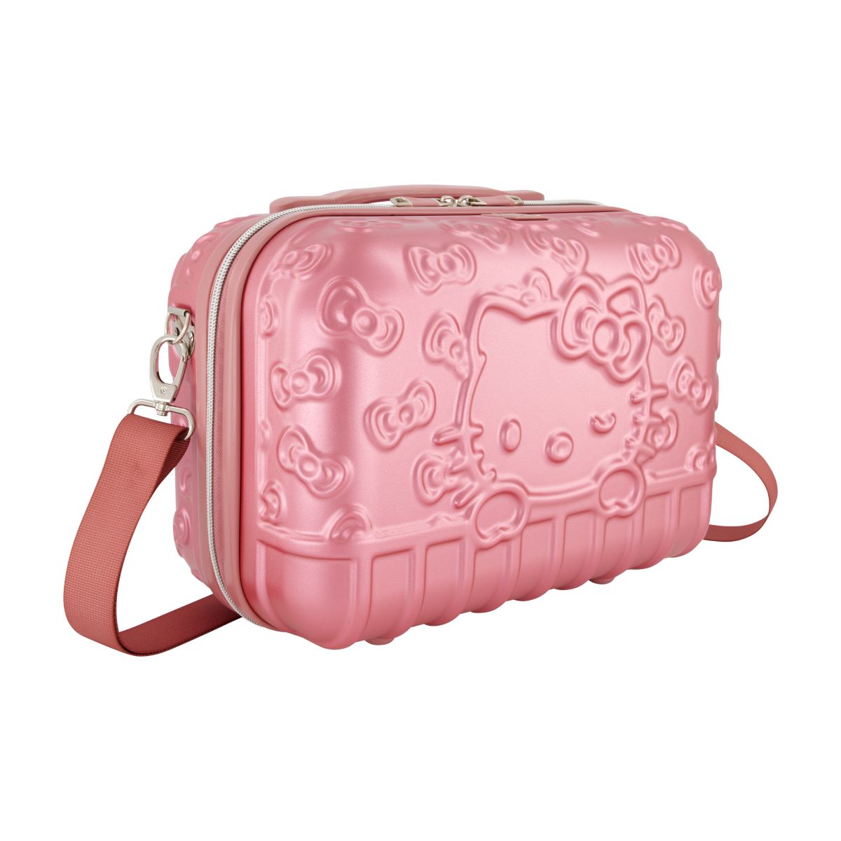 Hello Kitty Pink Molded Carry-on Train Case - Stiles Supply Co.