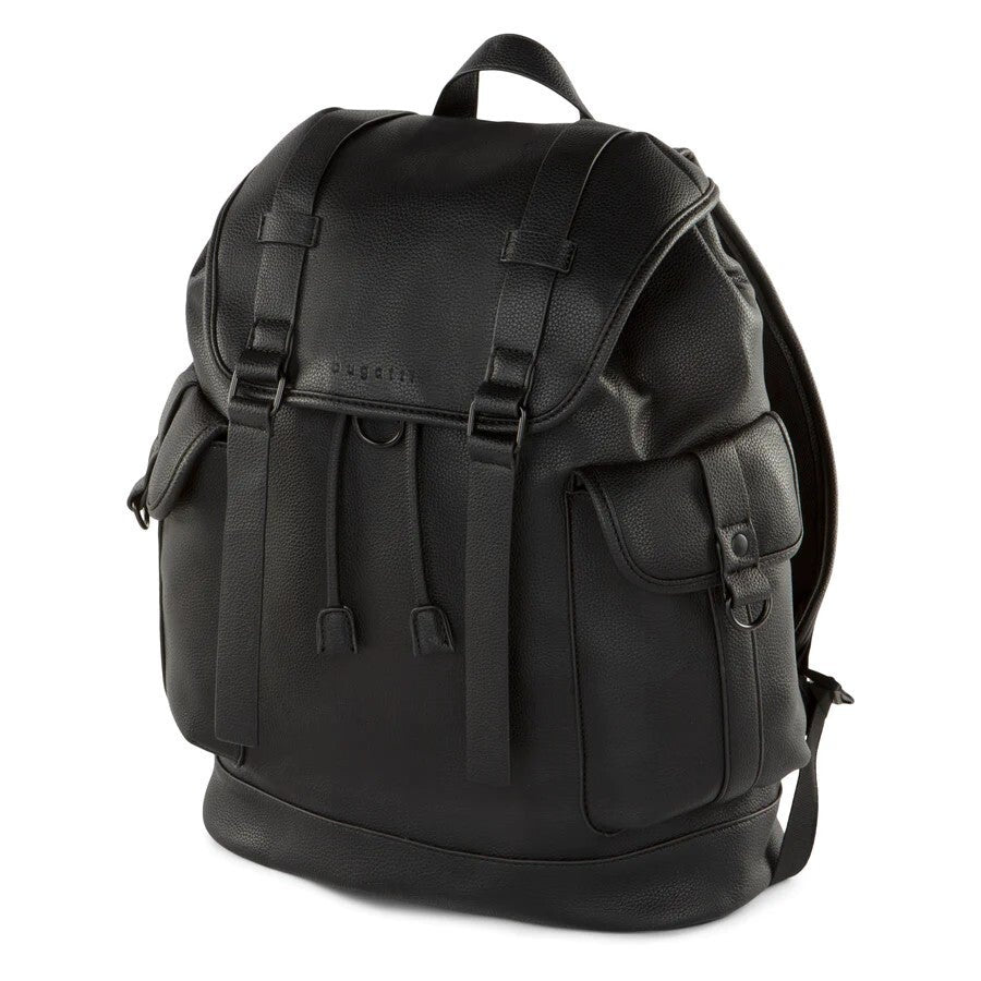 Bugatti Henry Vegan Leather Backpack with Flap - Stiles Supply Co.