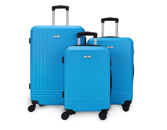 Mirage Alisa ABS Hard shell Lightweight 3 Piece Luggage Set - Stiles Supply Co.