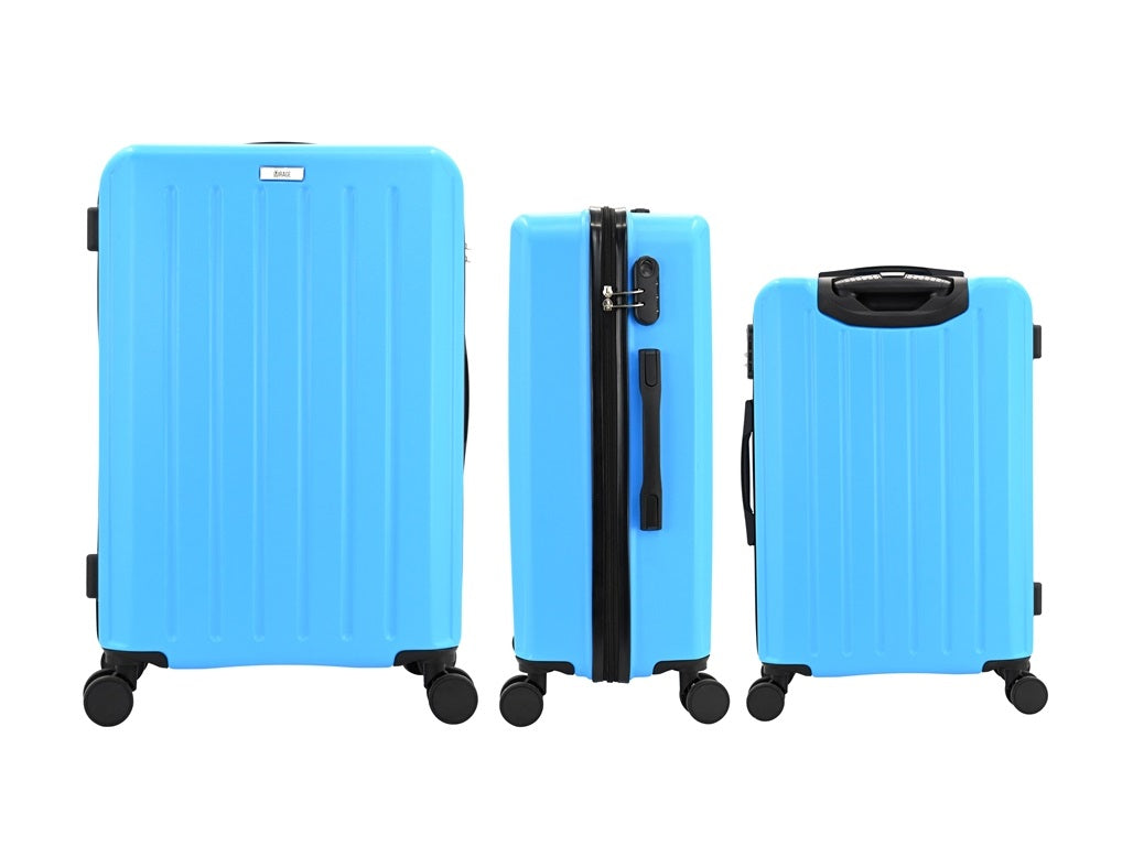 Mirage Noble Hard Shell Lightweight 3 Piece Luggage Set - Stiles Supply Co.