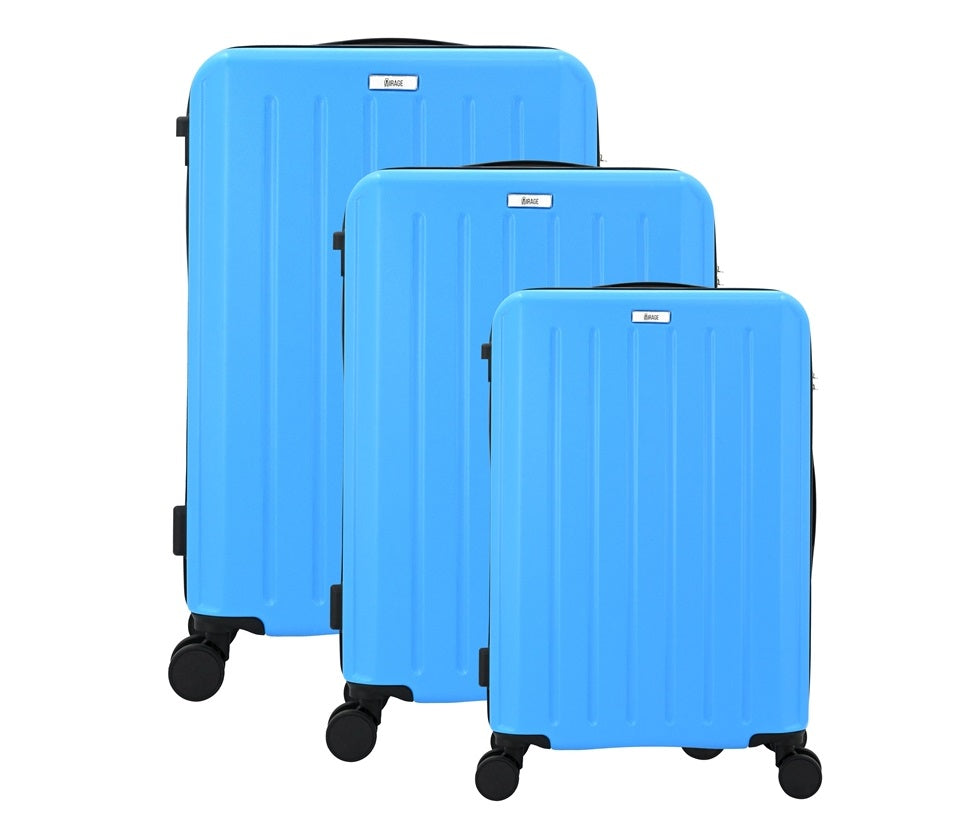 Mirage Noble Hard Shell Lightweight 3 Piece Luggage Set - Stiles Supply Co.