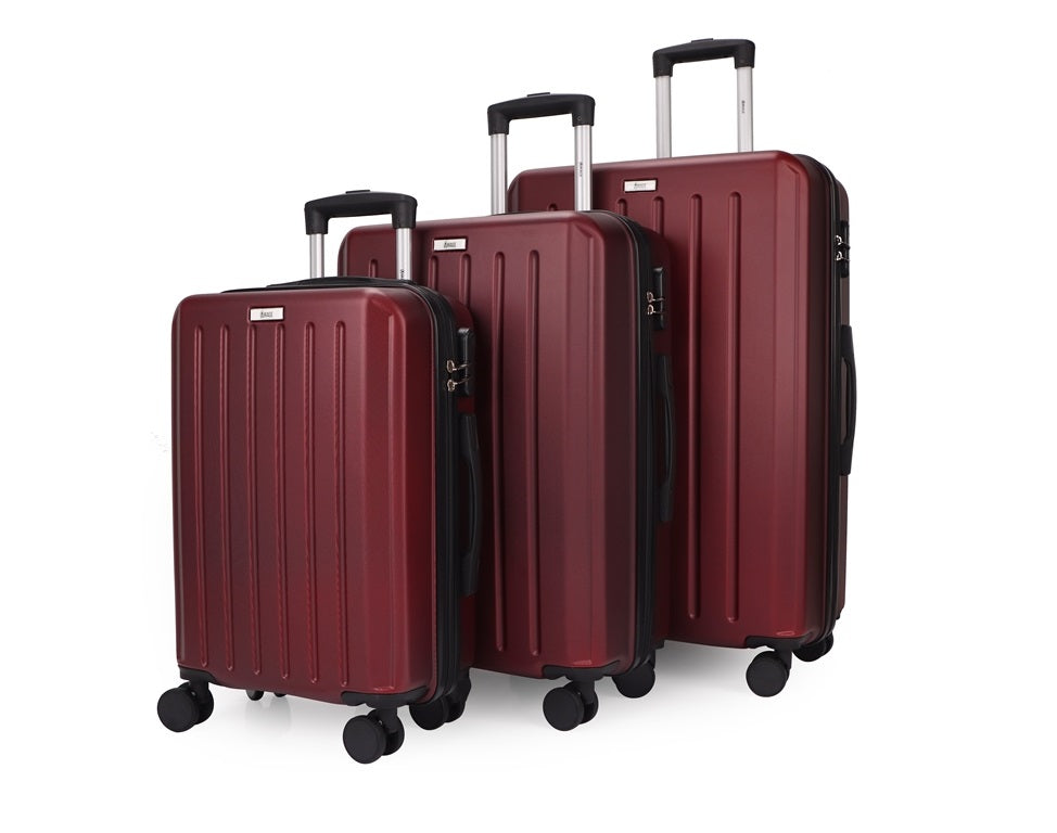 Mirage Noble Hard Shell Lightweight 3 Piece Luggage Set - Stiles Supply Co.