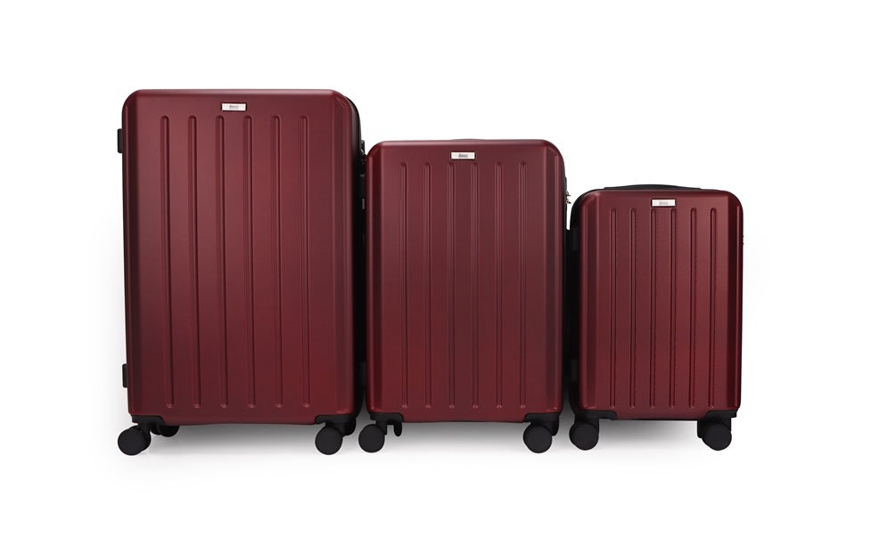 Mirage Noble Hard Shell Lightweight 3 Piece Luggage Set - Stiles Supply Co.
