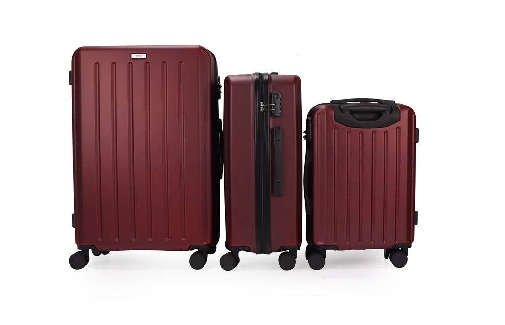 Mirage Noble Hard Shell Lightweight 3 Piece Luggage Set - Stiles Supply Co.