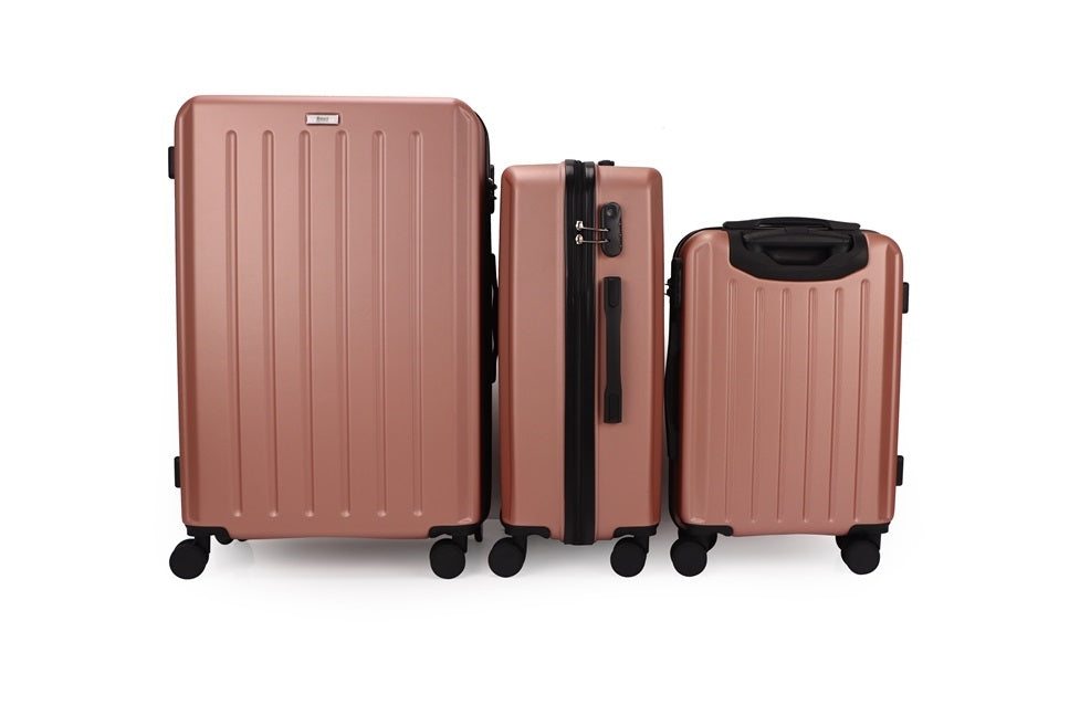 Mirage Noble Hard Shell Lightweight 3 Piece Luggage Set - Stiles Supply Co.