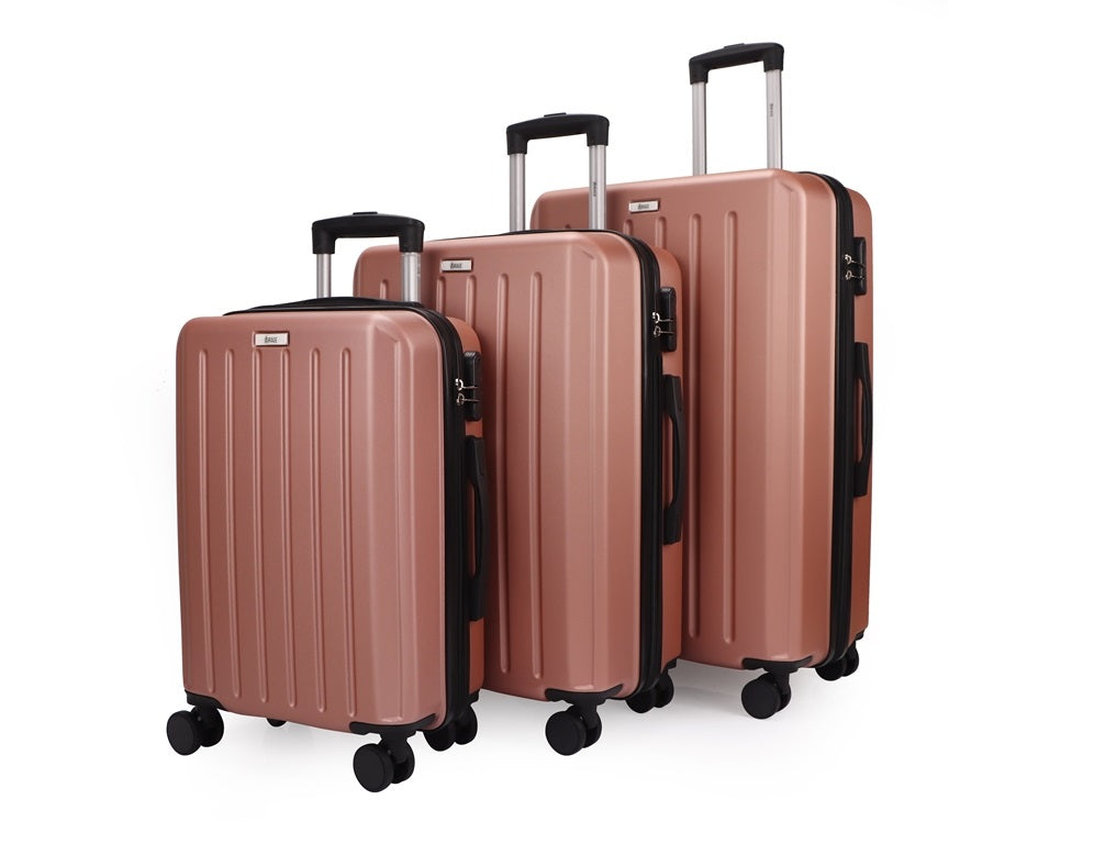 Mirage Noble Hard Shell Lightweight 3 Piece Luggage Set - Stiles Supply Co.