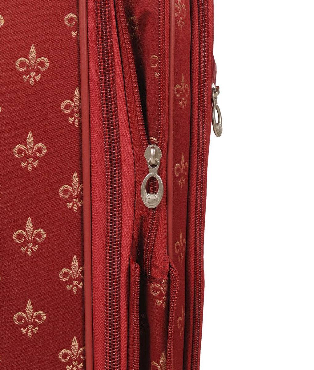 American Flyer Fleur de Lis 5-Piece Spinner Luggage Set