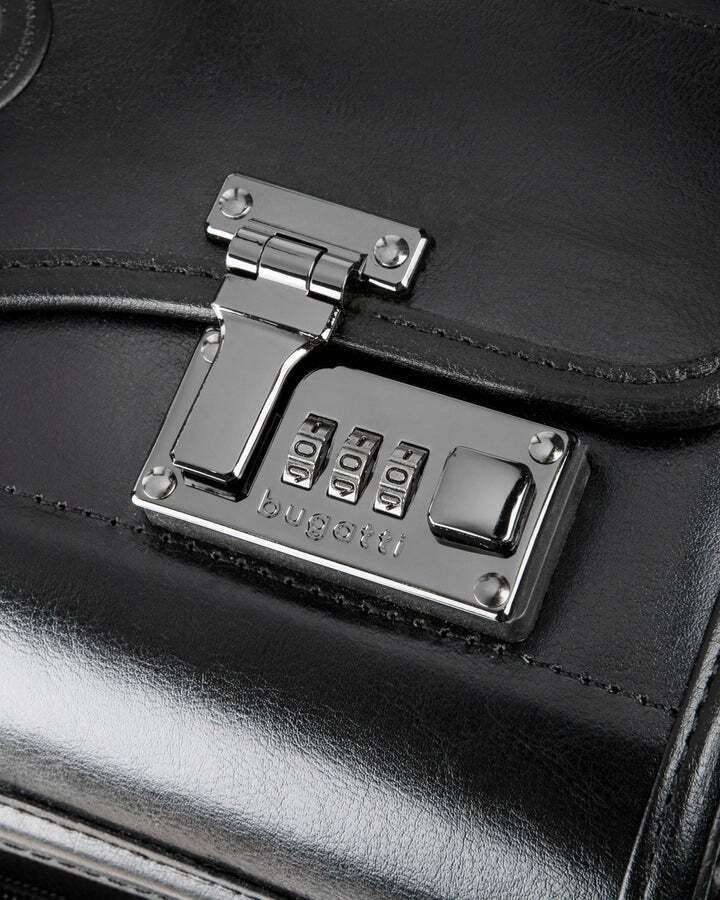Bugatti Leather Warren Business Case on Wheels