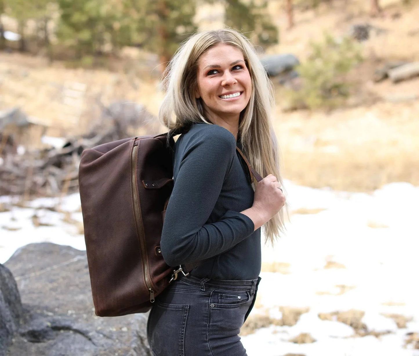 Lifetime Leather Co. Luxury Leather Duffel Bag - Stiles Supply Co.