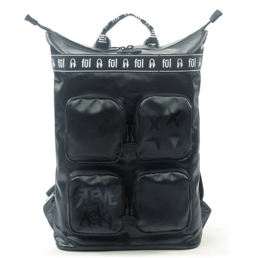 Steve Aoki FŪL Fang Black Convertible Tote Backpack - Stiles Supply Co.