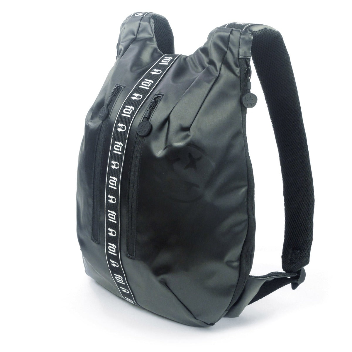 Steve Aoki Official FŪL Fang Official Slouchy Black Backpack - Stiles Supply Co.
