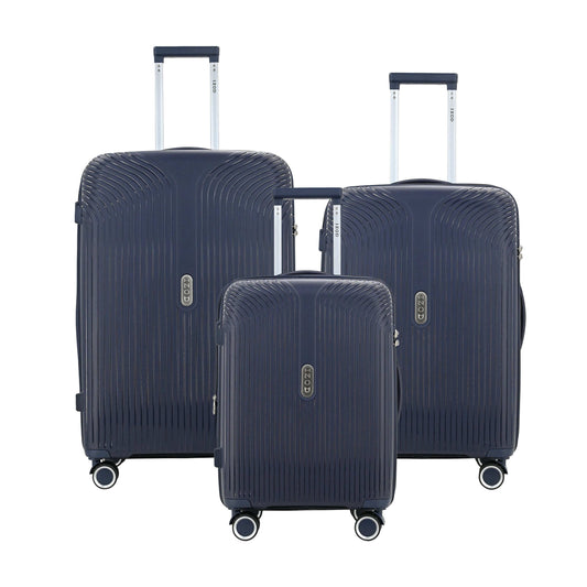 IZOD Sabina Premium Lightweight Hard Shell 3 Piece Luggage Set - Stiles Supply Co.