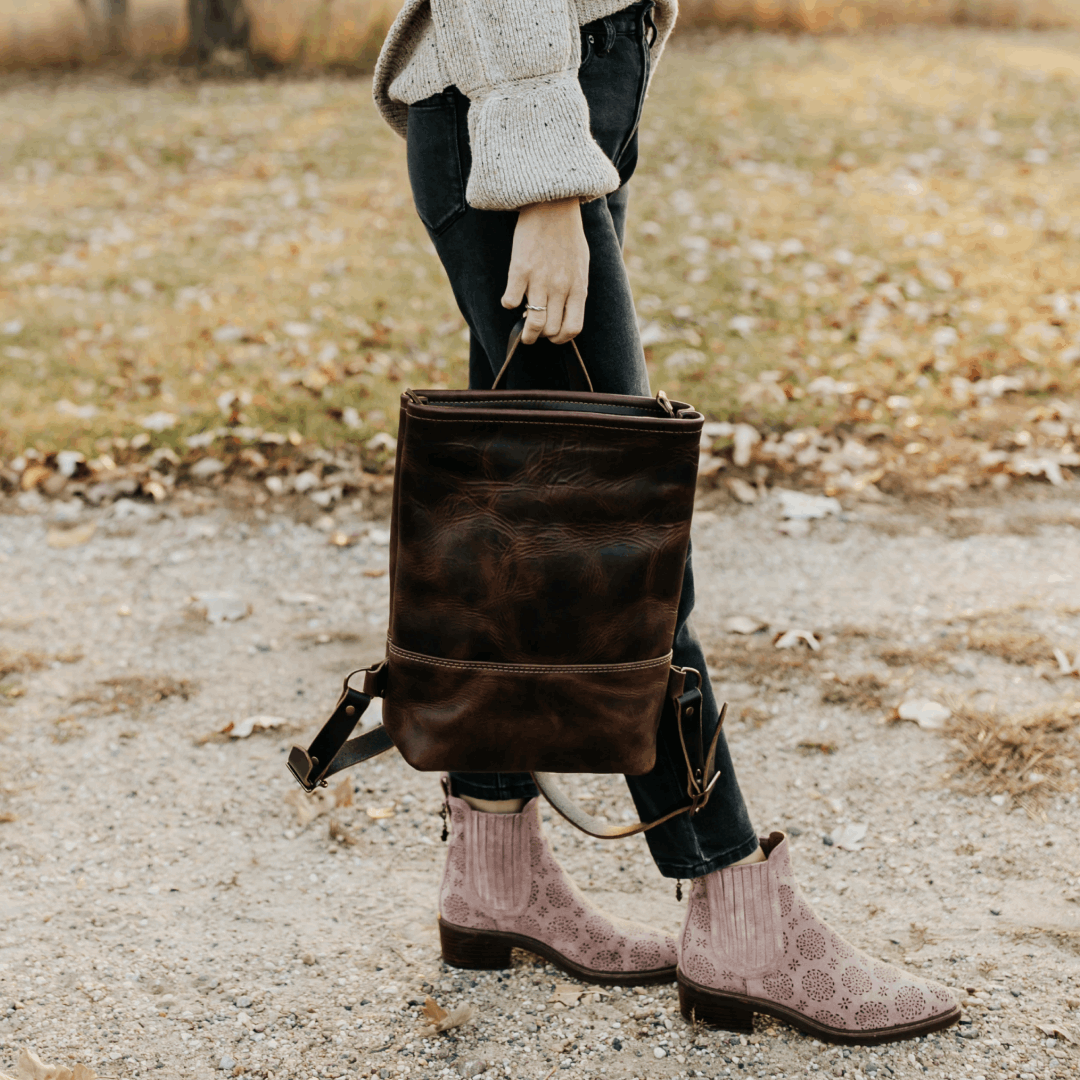 Range Leather Baker Backpack