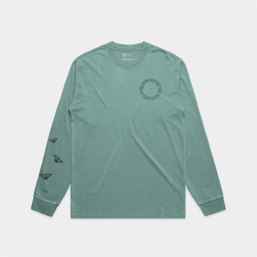 All-American Bloom Long Sleeve - Pacific Green - Stiles Supply Co.