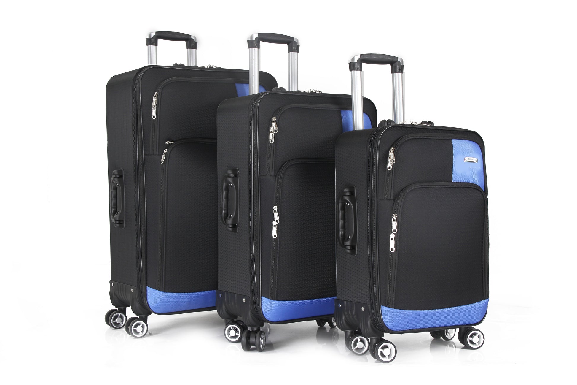 Mirage Brian Soft Shell Lightweight Expandable 3 Piece Luggage Set - Stiles Supply Co.