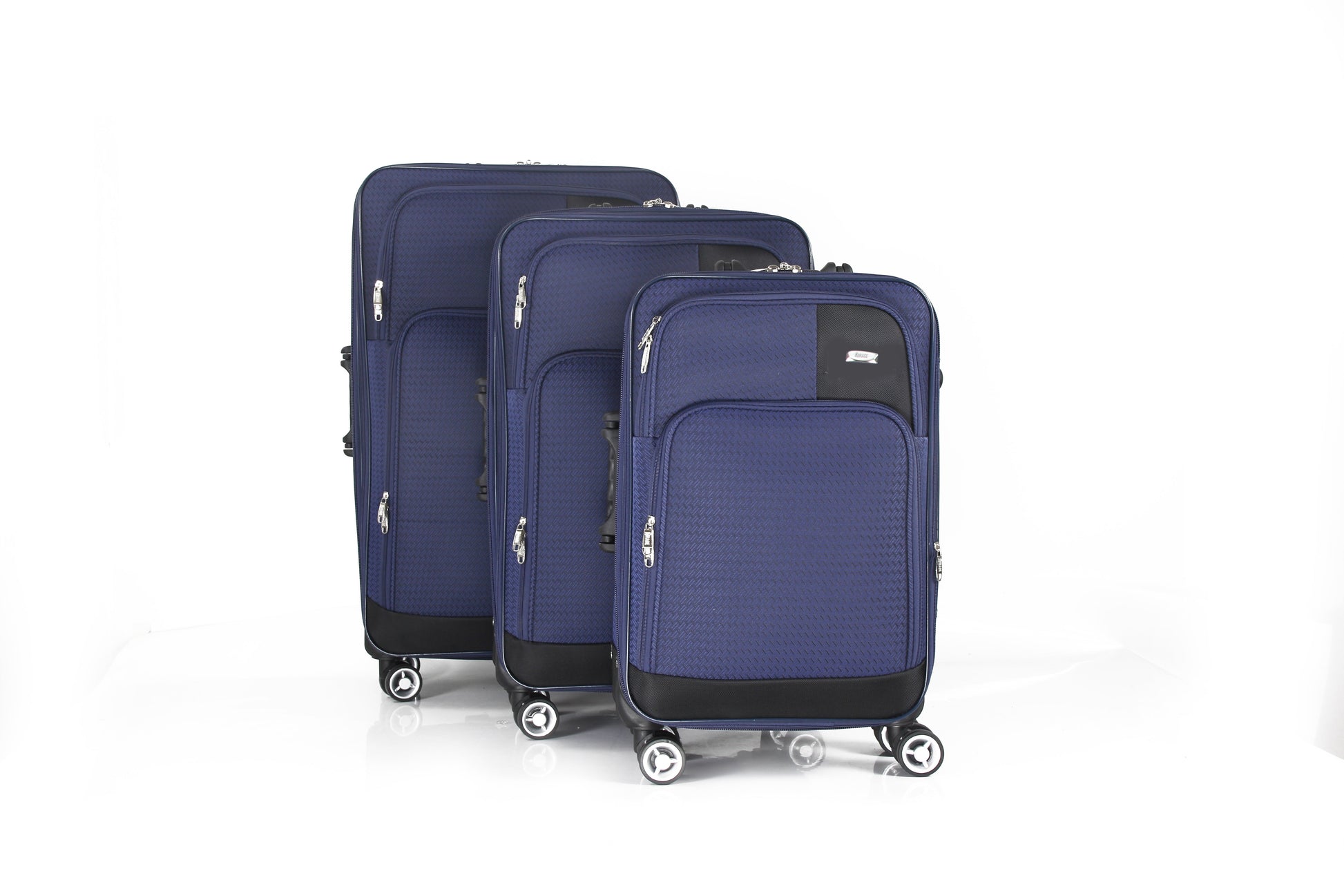 Mirage Brian Soft Shell Lightweight Expandable 3 Piece Luggage Set - Stiles Supply Co.