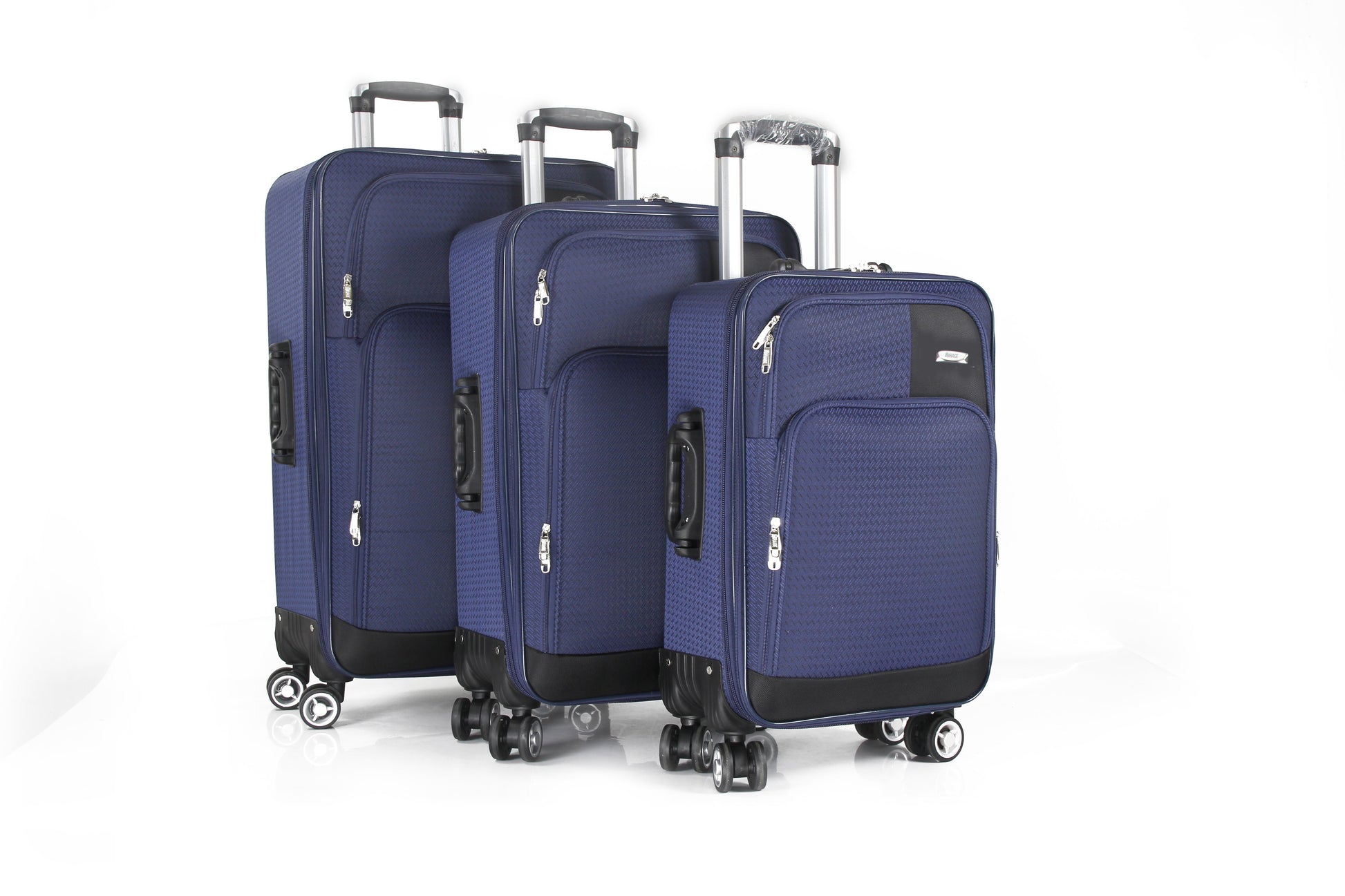 Mirage Brian Soft Shell Lightweight Expandable 3 Piece Luggage Set - Stiles Supply Co.