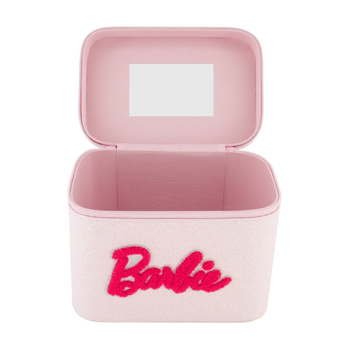 Barbie Pink Cosmetic Case with Mirror - Stiles Supply Co.