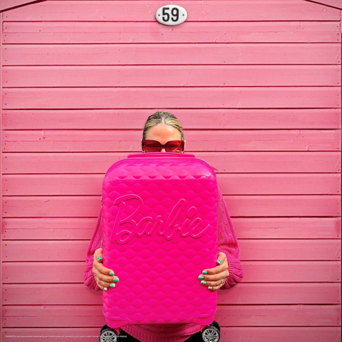 Ful Barbie™ 3D Quilted Texture 22.5" Carry-on Luggage - Stiles Supply Co.