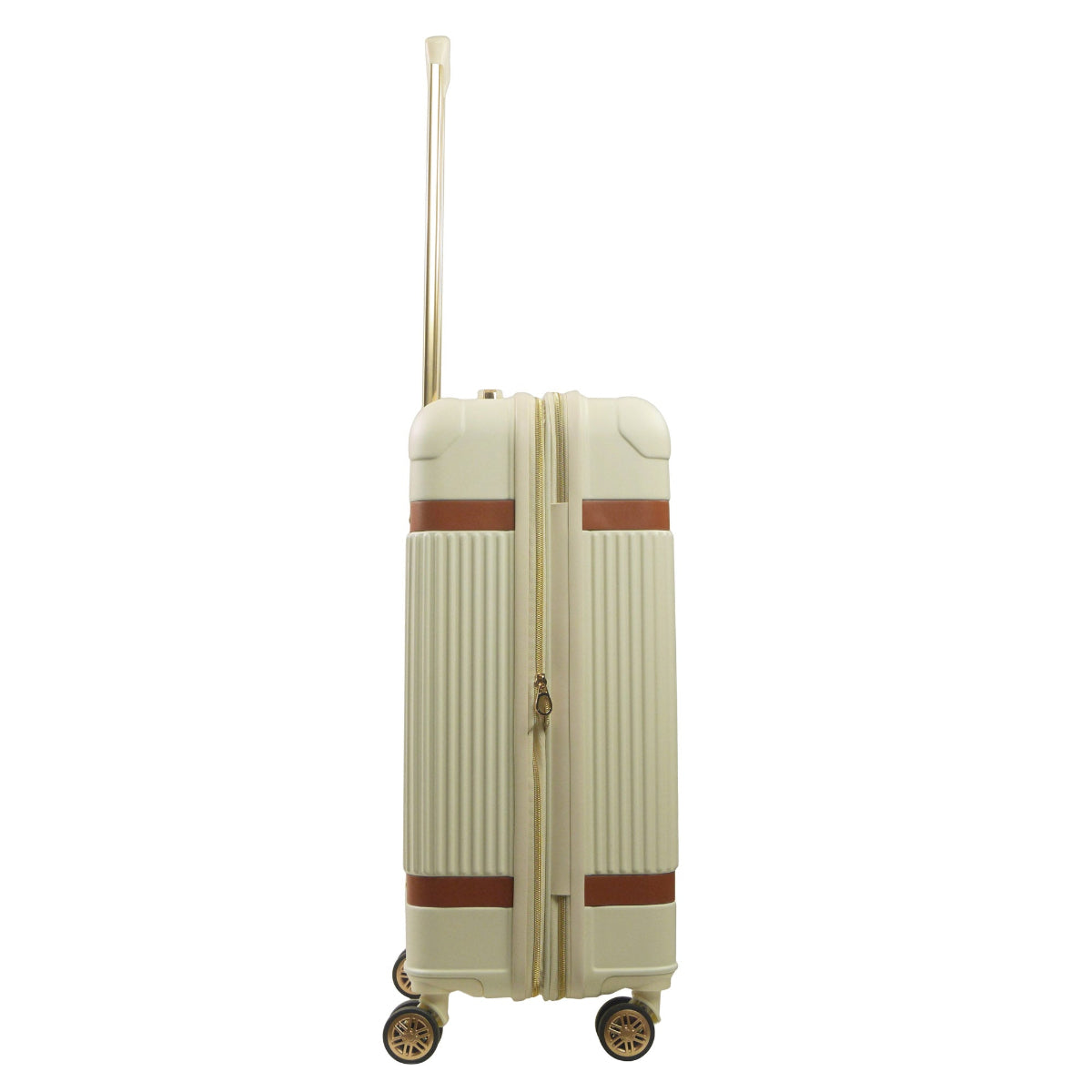 Tommy Bahama 26.5" Beige Hardside Spinner with Stripes - Stiles Supply Co.