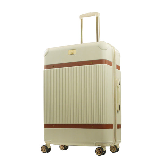Tommy Bahama 30.5" Beige Hardside Spinner with Stripes - Stiles Supply Co.