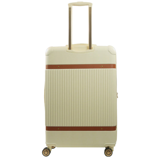 Tommy Bahama 30.5" Beige Hardside Spinner with Stripes - Stiles Supply Co.