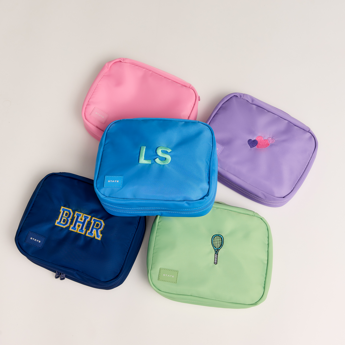 STATE Bags Bensen Toiletry Kit Blue