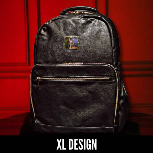 Sole Premise Black Leather Commuter Sneaker Bag XL