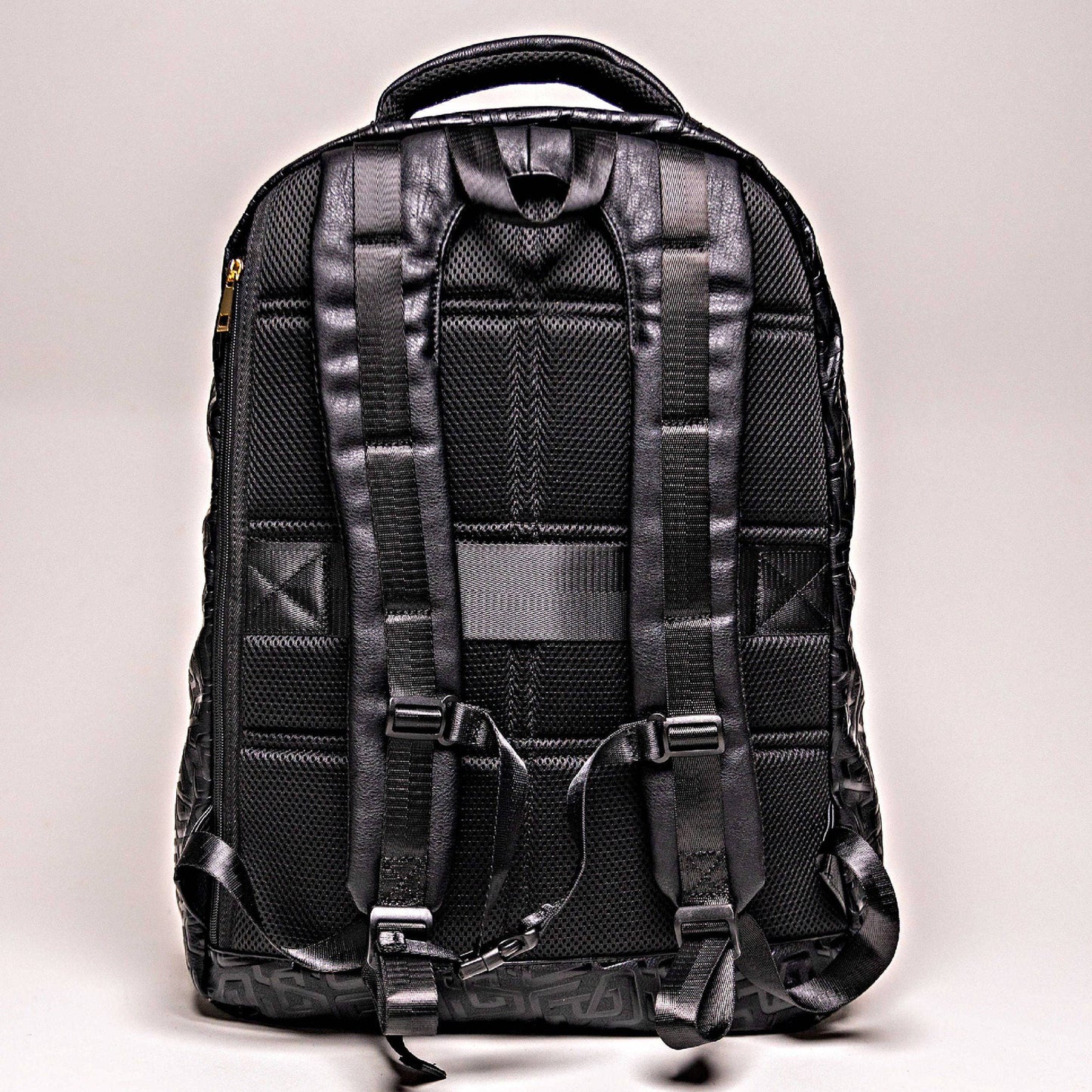 Sole Premise Black Monogram Leather Commuter Sneaker Bag