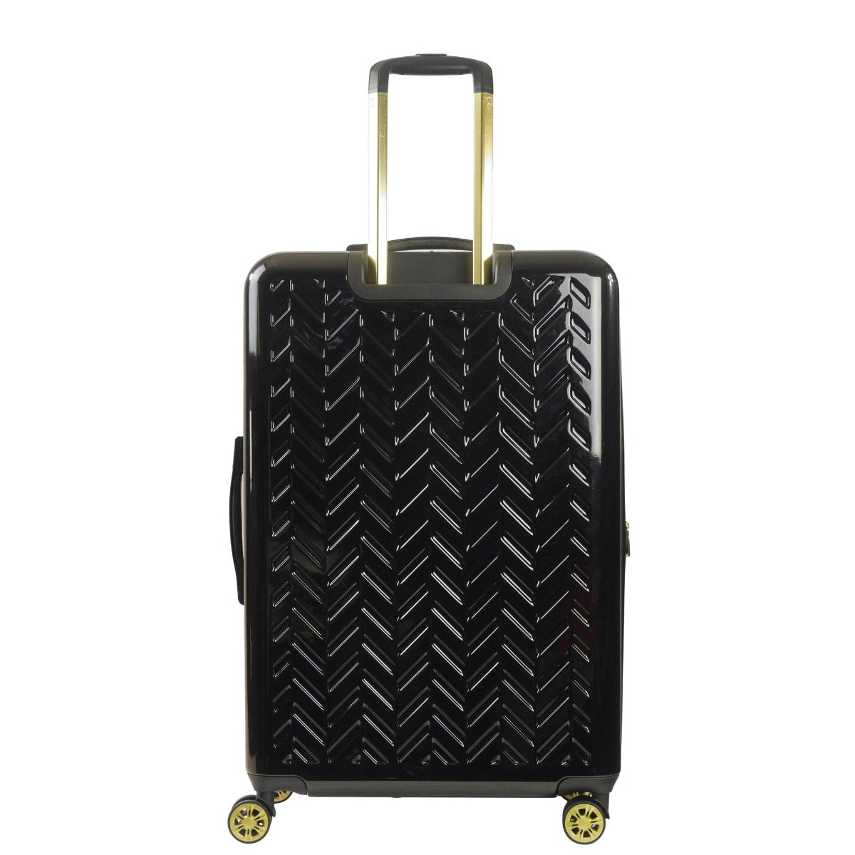 Groove 31" Expandable Hardside Spinner luggage, Black - Stiles Supply Co.