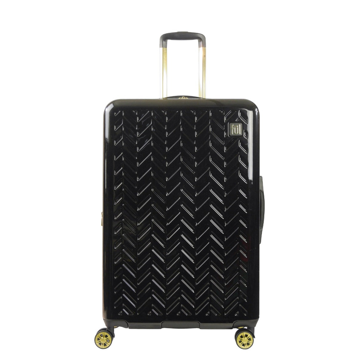 Groove 31" Expandable Hardside Spinner luggage, Black - Stiles Supply Co.
