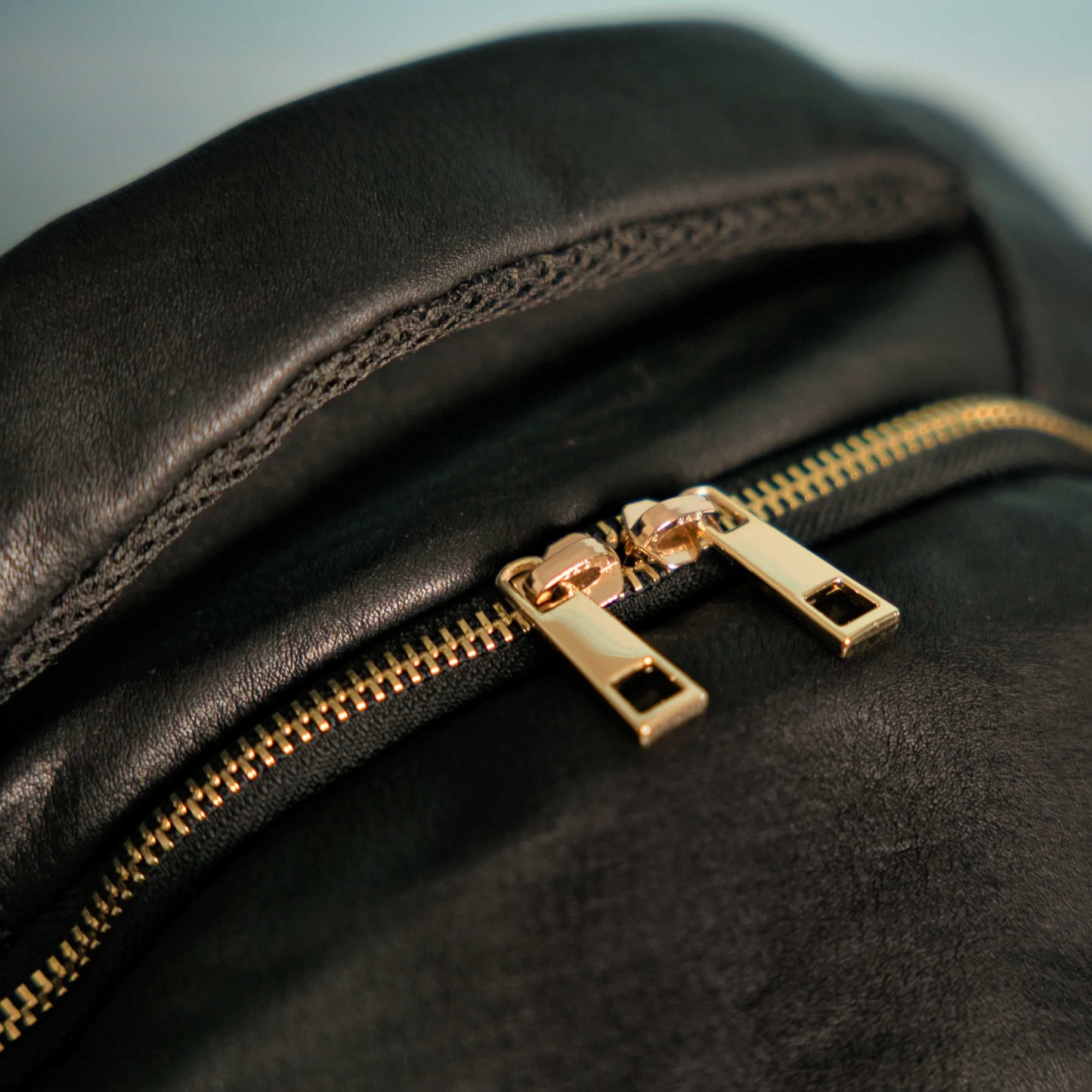 Sole Premise Black Leather Commuter Sneaker Backpack