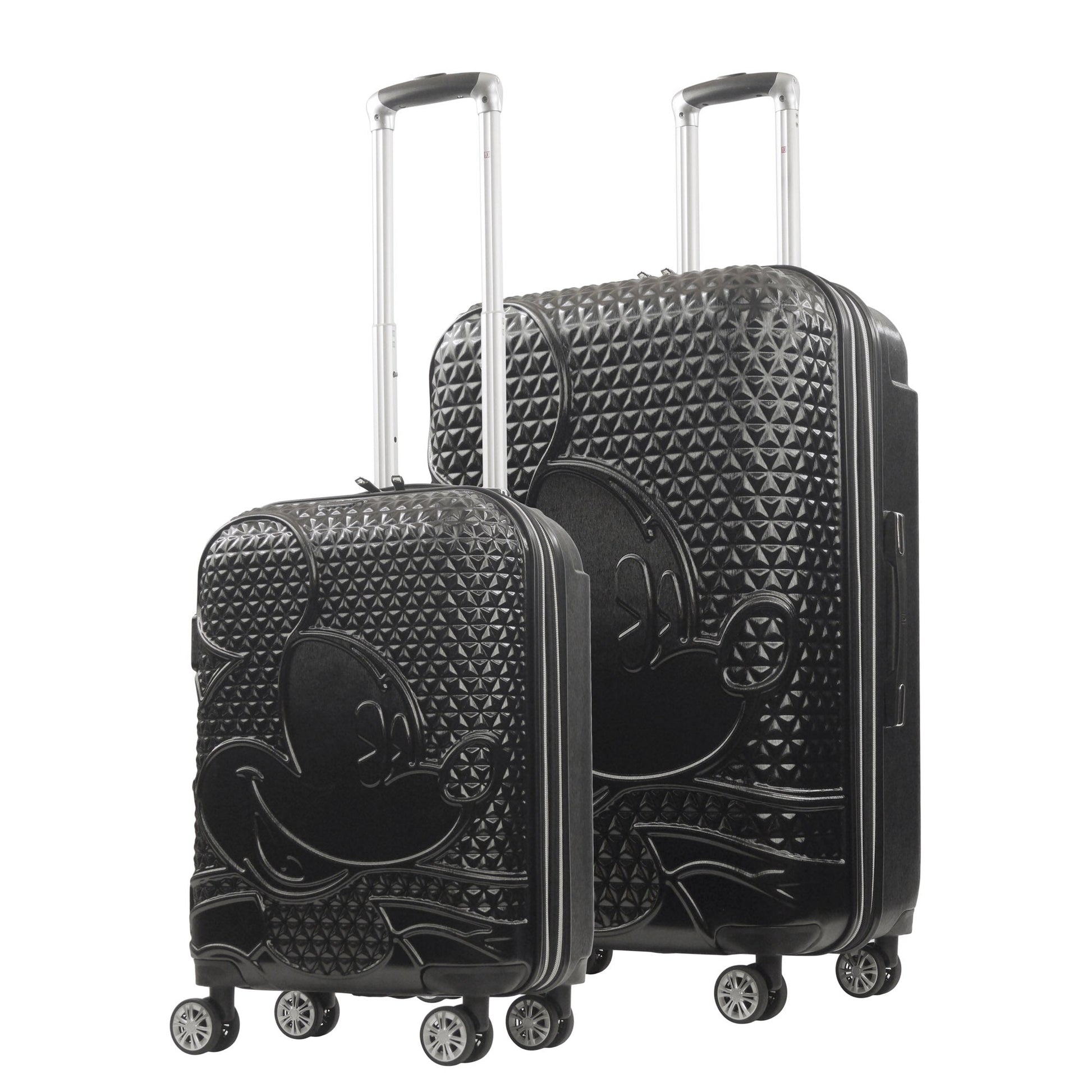 Disney Mickey Mouse Rolling Suitcases 2 Piece Set Black - Stiles Supply Co.