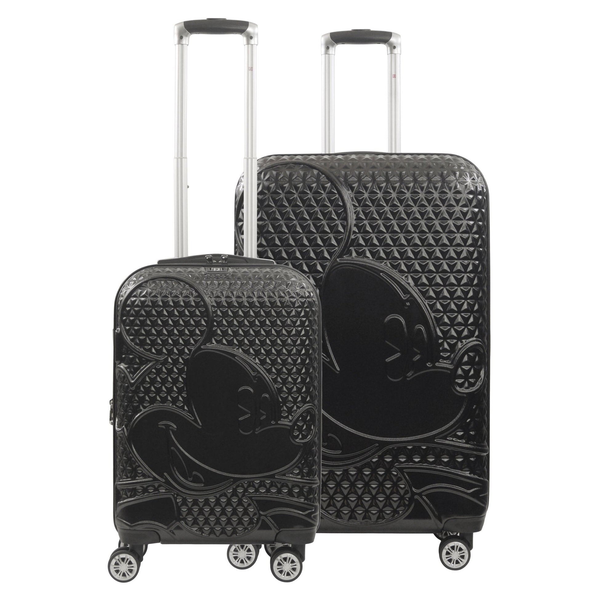Disney Mickey Mouse Rolling Suitcases 2 Piece Set Black - Stiles Supply Co.