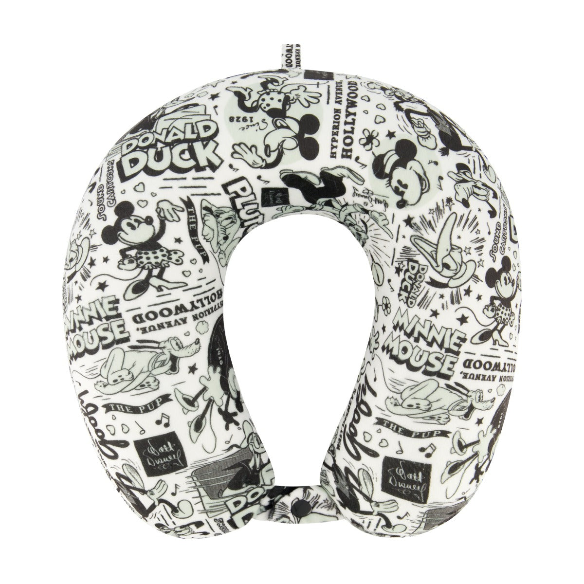 Disney Characters All Over Memory Foam Travel Neck Pillow - Stiles Supply Co.