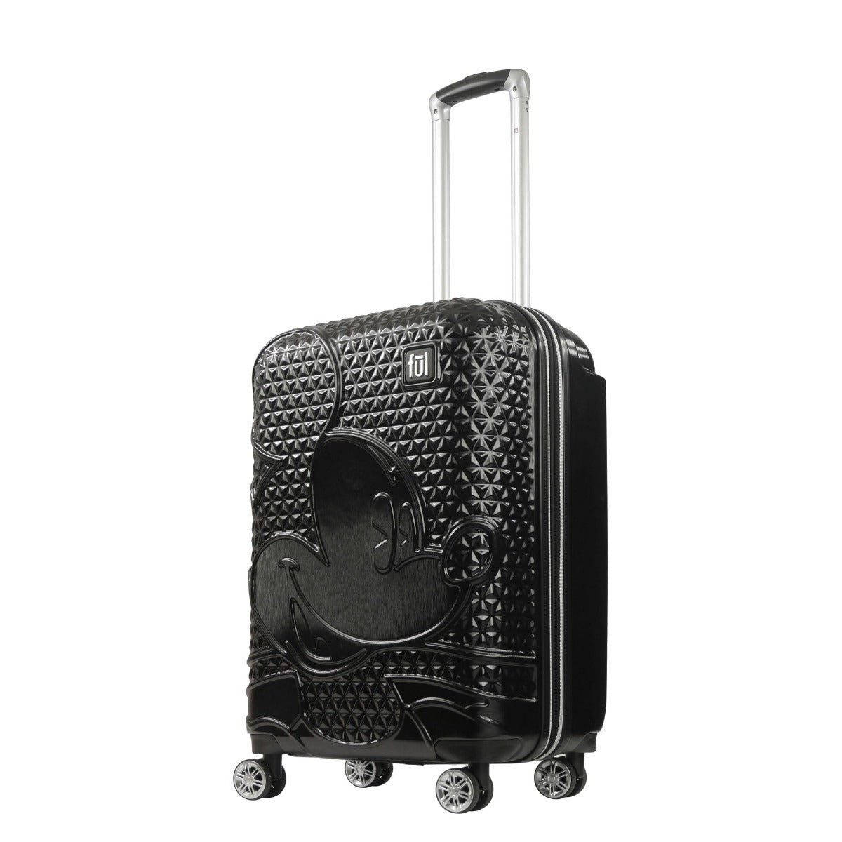 Mickey Mouse Rolling Luggage FŪL Disney Luggage 26" Black - Stiles Supply Co.